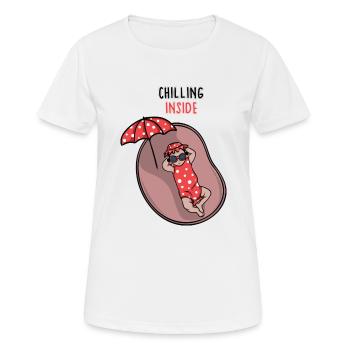 Pregnancy girl - Women's Breathable T-Shirt - white - Front - AI Model Female 172 dark (172cm)