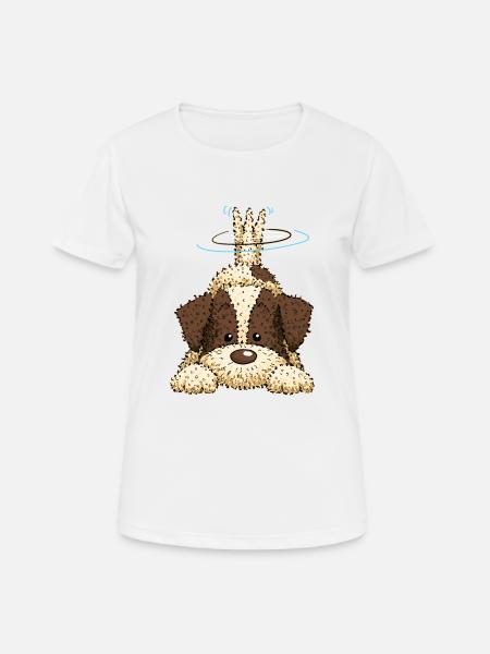 Pili2 1 - Frauen T-Shirt atmungsaktiv - Weiß