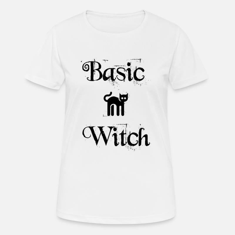Basic Witch - T-shirt respirant Femme - blanc