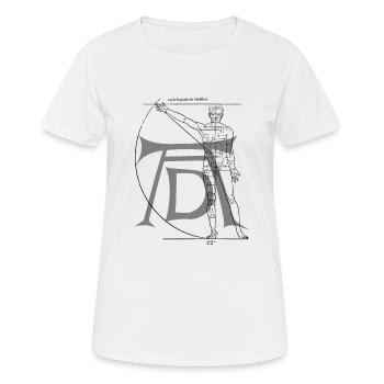 Albrecht Dürer 02 - Frauen T-Shirt atmungsaktiv - Weiß - Vorne - AI Model Female 172 dark (172cm)