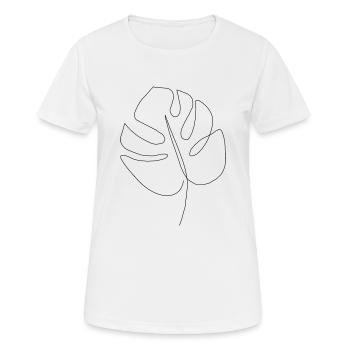 plant - Women's Breathable T-Shirt - white - Front - AI Model Female 172 dark (172cm)