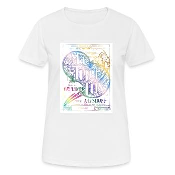 Ma Tiger Lilly - Frauen T-Shirt atmungsaktiv - Weiß - Vorne - AI Model Female 172 dark (172cm)