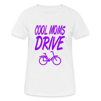 Bicyclette - T-shirt respirant Femme - blanc - Devant - AI Model Female 172 dark (172cm)