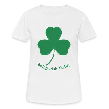 Being Irish - Women's Breathable T-Shirt - white - Front - AI Model Female 172 dark (172cm)