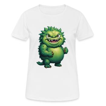The Monster - Women's Breathable T-Shirt - white - Front - AI Model Female 172 dark (172cm)