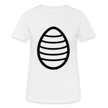 Easter Egg - Women's Breathable T-Shirt - white - Front - AI Model Female 172 dark (172cm)