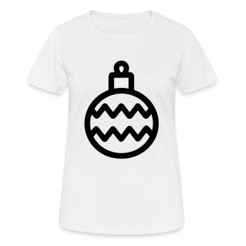 Christmas Ball - Women's Breathable T-Shirt - white - Front - AI Model Female 172 dark (172cm)