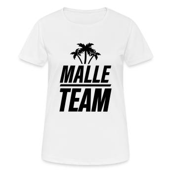Malle Team - Women's Breathable T-Shirt - white - Front - AI Model Female 172 dark (172cm)