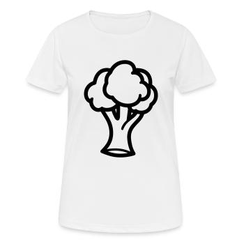 brocoli - T-shirt respirant Femme - blanc - Devant - AI Model Female 172 dark (172cm)