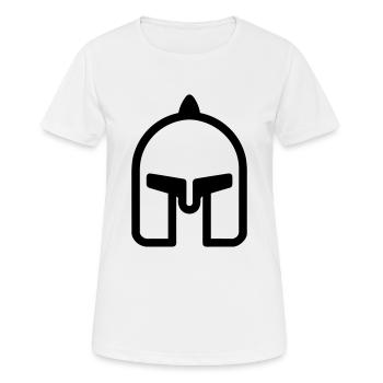 Sparta Guerrier Spartan - T-shirt respirant Femme - blanc - Devant - AI Model Female 172 dark (172cm)