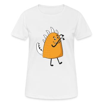 Monster - Women's Breathable T-Shirt - white - Front - AI Model Female 172 dark (172cm)