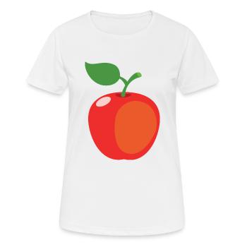 Pomme - T-shirt respirant Femme - blanc - Devant - AI Model Female 172 dark (172cm)