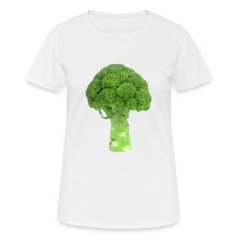Brocoli. brocoli - T-shirt respirant Femme - blanc - Devant - AI Model Female 172 dark (172cm)