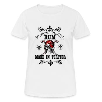 Le trésor enterré du pirate - T-shirt respirant Femme - blanc - Devant - AI Model Female 172 dark (172cm)