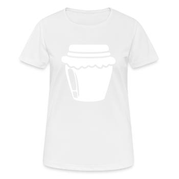 Abeille symbole miel - T-shirt respirant Femme - blanc - Devant - AI Model Female 172 dark (172cm)