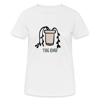 The end (of life) - Women's Breathable T-Shirt - white - Front - AI Model Female 172 dark (172cm)