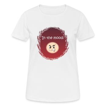 In the mood - ANGRY - - Frauen T-Shirt atmungsaktiv - Weiß - Vorne - AI Model Female 172 dark (172cm)