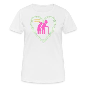 ALWAYS TOGETHER - Women's Breathable T-Shirt - white - Front - AI Model Female 172 dark (172cm)