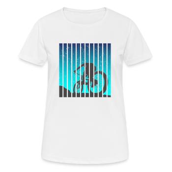 VTT VTT VTT - T-shirt respirant Femme - blanc - Devant - AI Model Female 172 dark (172cm)