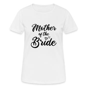 Mother of the Bride - Women's Breathable T-Shirt - white - Front - AI Model Female 172 dark (172cm)