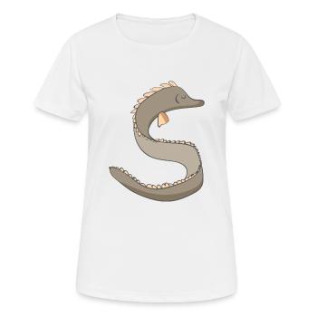 European Aalal Comic - T-shirt respirant Femme - blanc - Devant - AI Model Female 172 dark (172cm)