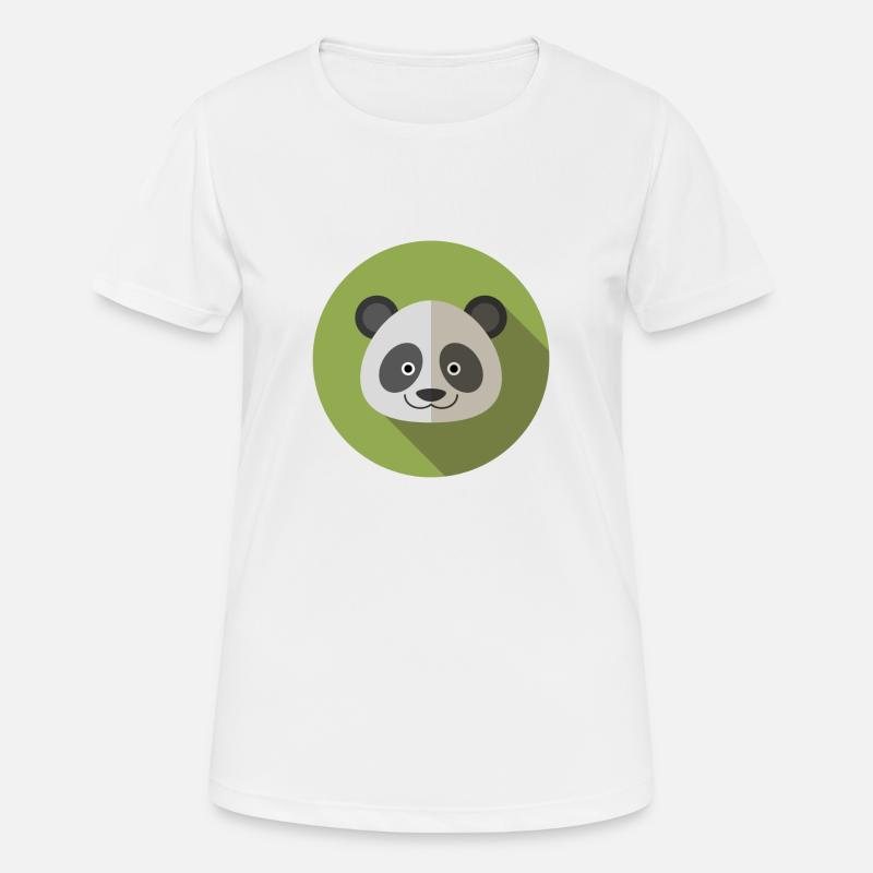 Vector panda - Women's Breathable T-Shirt - white