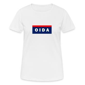 OIDA Police Vienna Austria shirt gift - Women's Breathable T-Shirt - white - Front - AI Model Female 172 dark (172cm)