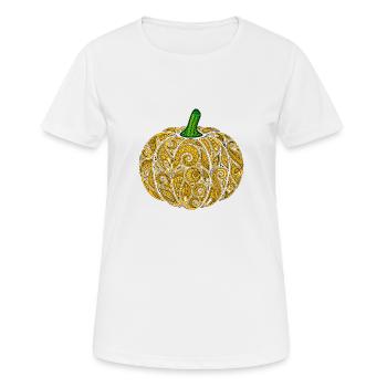 Citrouille - T-shirt respirant Femme - blanc - Devant - AI Model Female 172 dark (172cm)