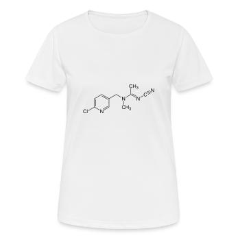 Physik - Frauen T-Shirt atmungsaktiv - Weiß - Vorne - AI Model Female 172 dark (172cm)