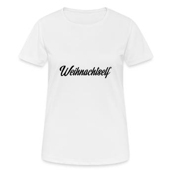Onze de Noël - T-shirt respirant Femme - blanc - Devant - AI Model Female 172 dark (172cm)
