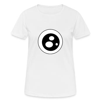 Eye Zyklop Glubschauge - Women's Breathable T-Shirt - white - Front - AI Model Female 172 dark (172cm)