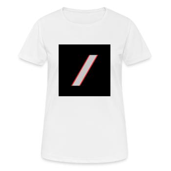Offizier der Feuerwehr, Sergeant - Frauen T-Shirt atmungsaktiv - Weiß - Vorne - AI Model Female 172 dark (172cm)