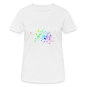Klex rainbow - Women's Breathable T-Shirt - white - Front - AI Model Female 172 dark (172cm)