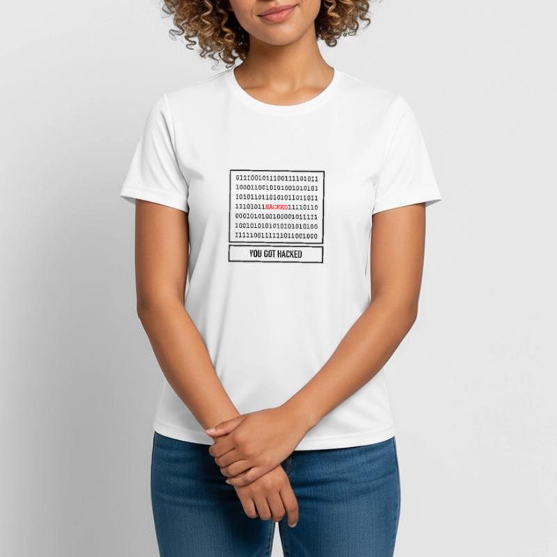 Hacker code gift computer scientist technique Women's Breathable T-Shirt