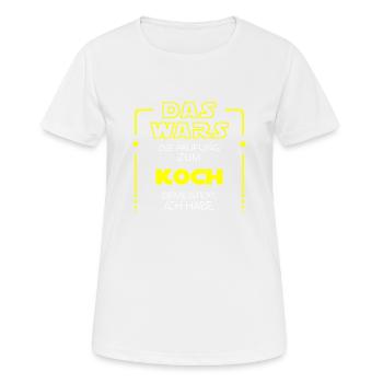Das Wars Abschluss 2019 Koch Kochen Azubi Geschenk - Frauen T-Shirt atmungsaktiv - Weiß - Vorne - AI Model Female 172 dark (172cm)