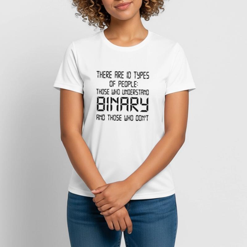 Binary Code Binary Informatics Geek Gift Women's Breathable T-Shirt