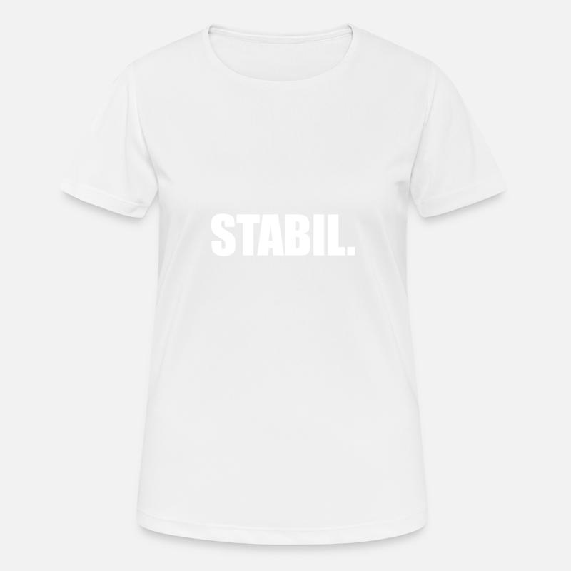 Stable. - Women's Breathable T-Shirt - white