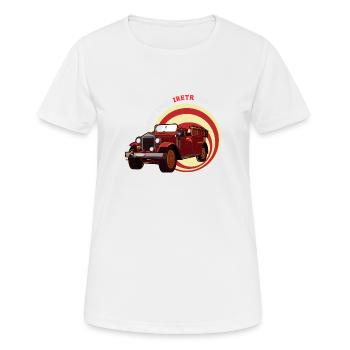 Pompiers ambulances métier rare cadeau - T-shirt respirant Femme - blanc - Devant - AI Model Female 172 dark (172cm)