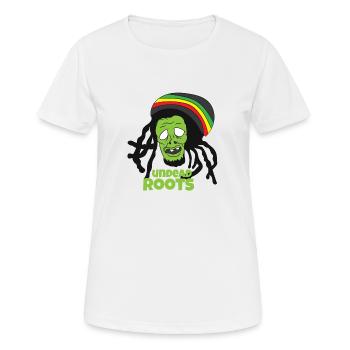 Reggae zombie - Women's Breathable T-Shirt - white - Front - AI Model Female 172 dark (172cm)