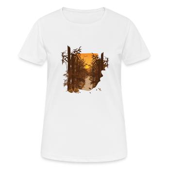 Japan Style - Women's Breathable T-Shirt - white - Front - AI Model Female 172 dark (172cm)