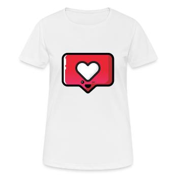 Like me - Women's Breathable T-Shirt - white - Front - AI Model Female 172 dark (172cm)