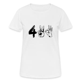 420 Weed marijuana potholder gift - Women's Breathable T-Shirt - white - Front - AI Model Female 172 dark (172cm)