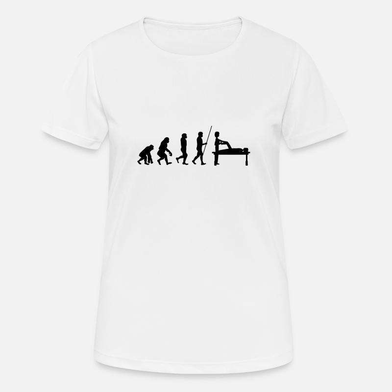 Physiotherapist Phyio Evolution - Women's Breathable T-Shirt - white