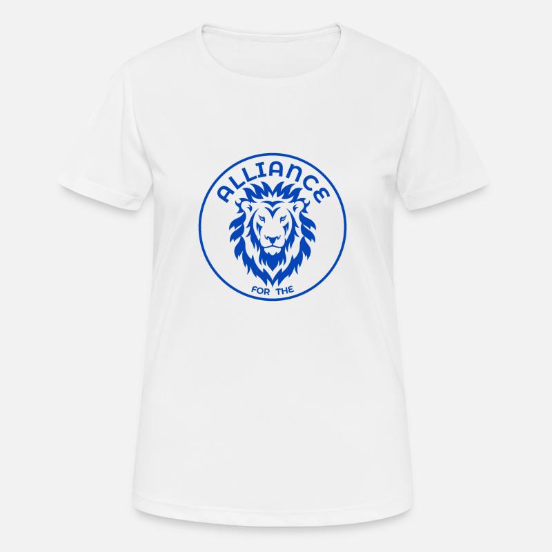 Wow! A clear commitment to the Alliance - Women's Breathable T-Shirt - white