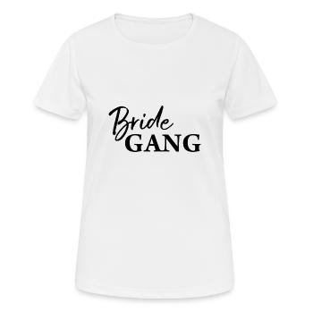 Cadeau de mariage - T-shirt respirant Femme - blanc - Devant - AI Model Female 172 dark (172cm)