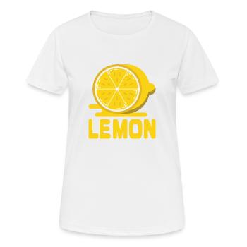 Citron citron - T-shirt respirant Femme - blanc - Devant - AI Model Female 172 dark (172cm)