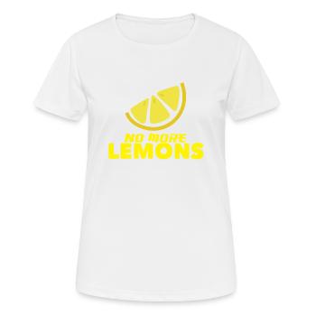 no more lemons - Women's Breathable T-Shirt - white - Front - AI Model Female 172 dark (172cm)
