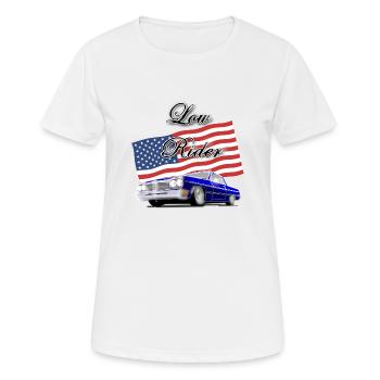 Low rider - Women's Breathable T-Shirt - white - Front - AI Model Female 172 dark (172cm)