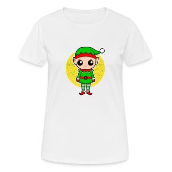 Gnome for Christmas for kids and parents - Women's Breathable T-Shirt - white - Front - AI Model Female 172 dark (172cm)