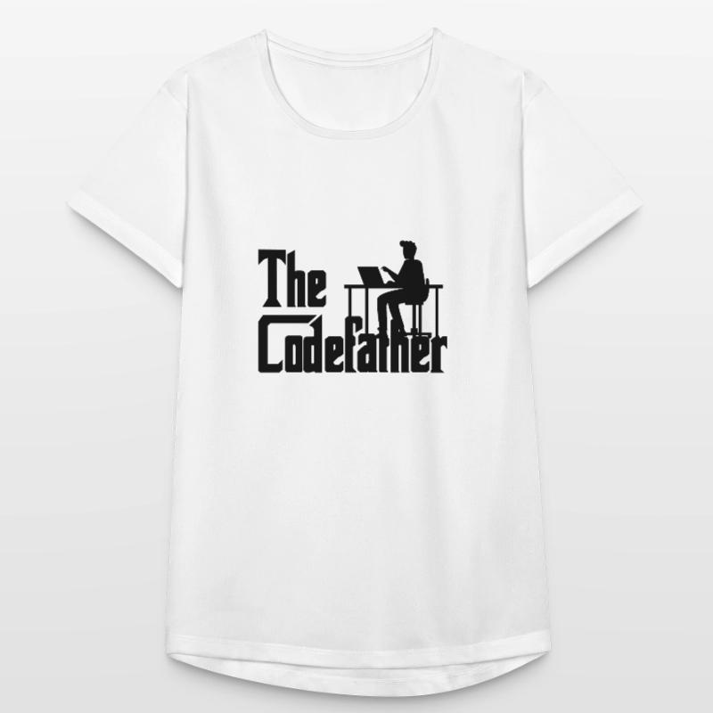The Codefather Coding Programierer Geschenk Frauen T-Shirt atmungsaktiv